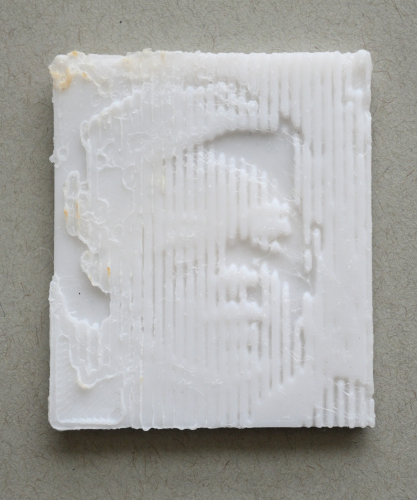 Paul on Tractor Halftone 3D Print 2