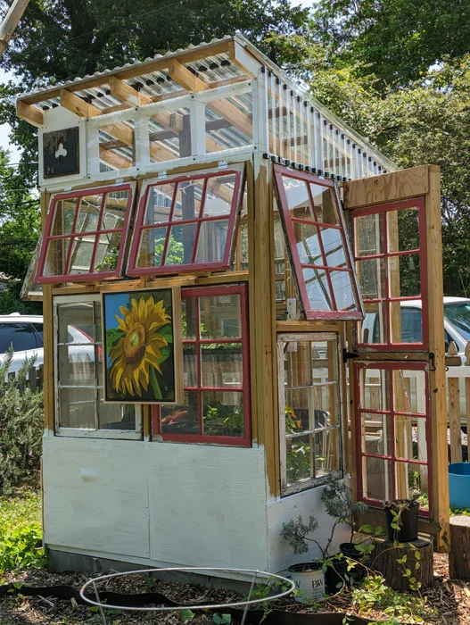 Greenhouse in Sunset