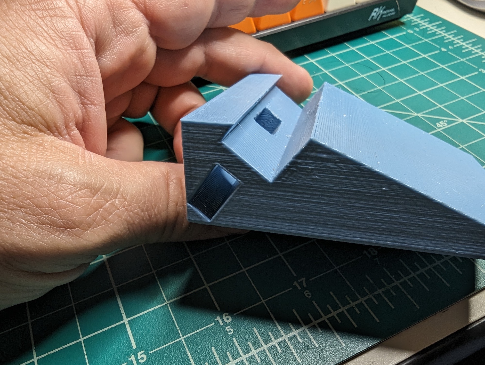 Better, but elbow won’t fit.