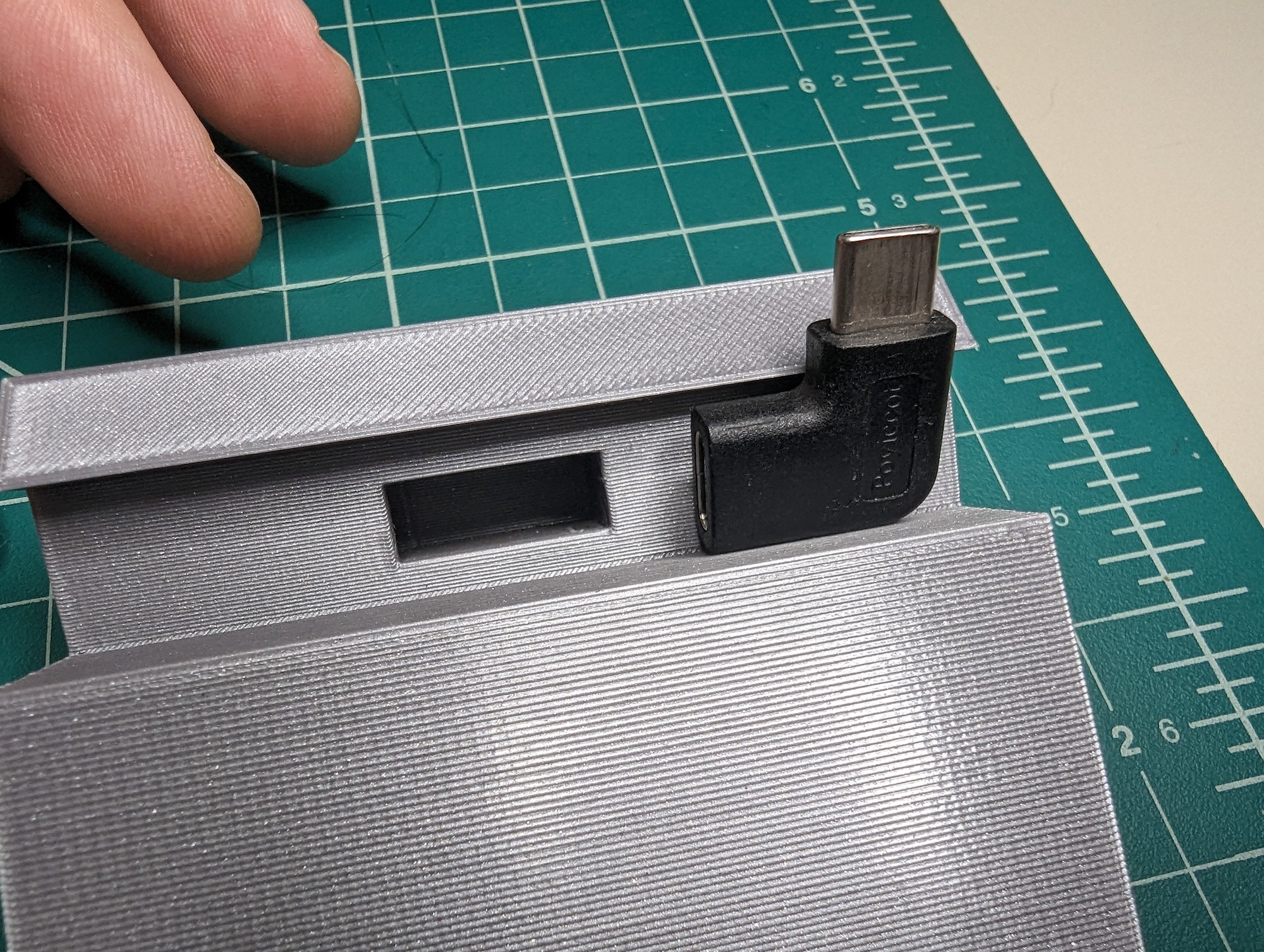 Here’s the elbow adapter that I’m going to use.