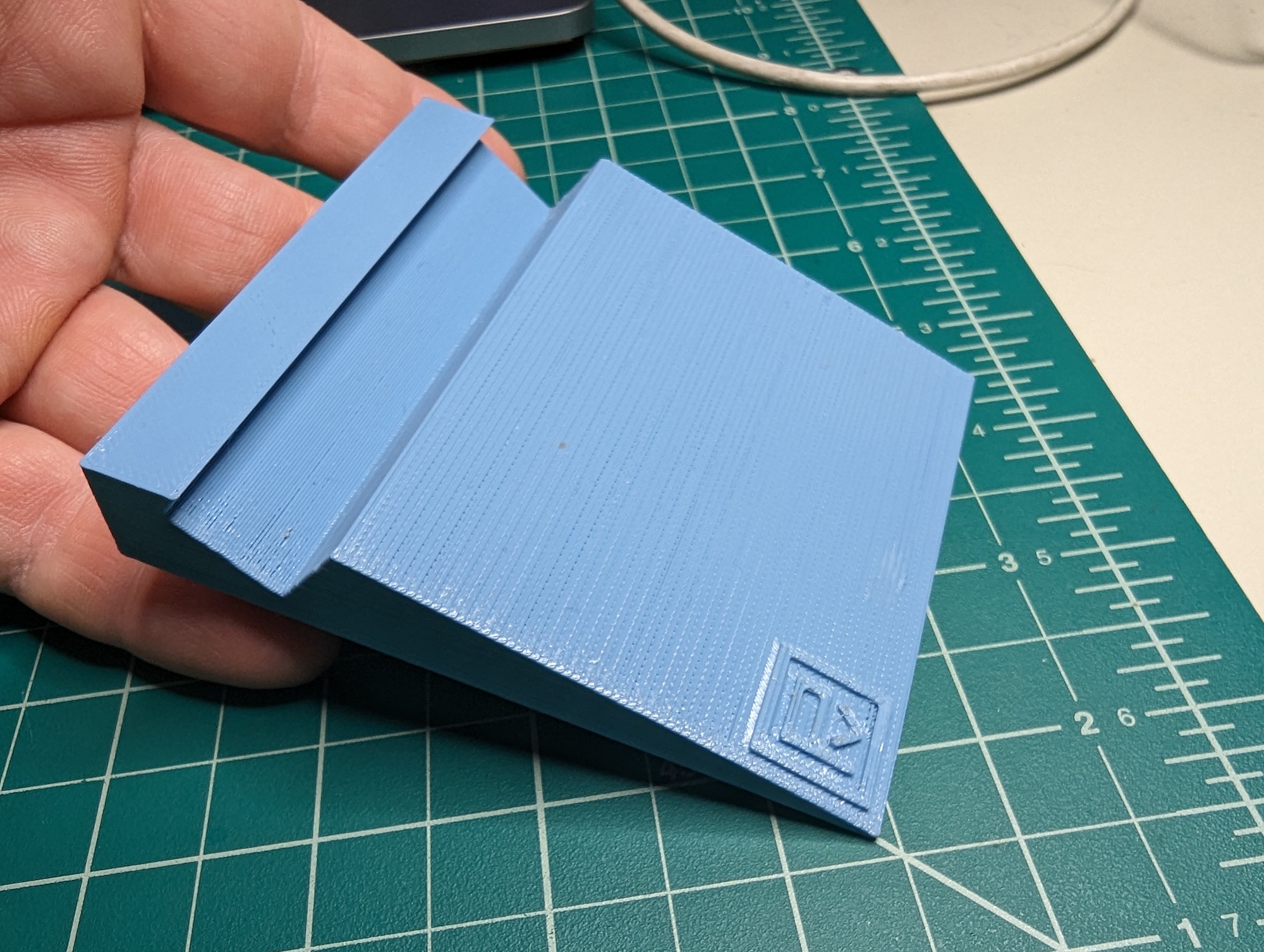 First print on the stand.