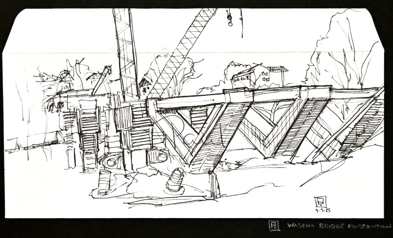Wasena Bridge Construction 2