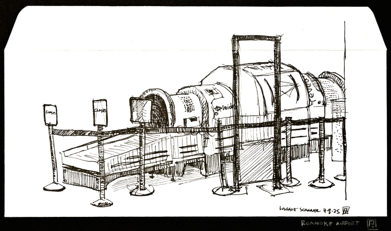 ROA Airport Luggage Scanner